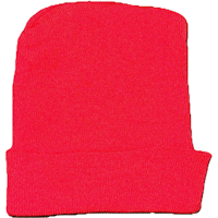 IC-0214 RED INFANT CAP DOUBLE PLY