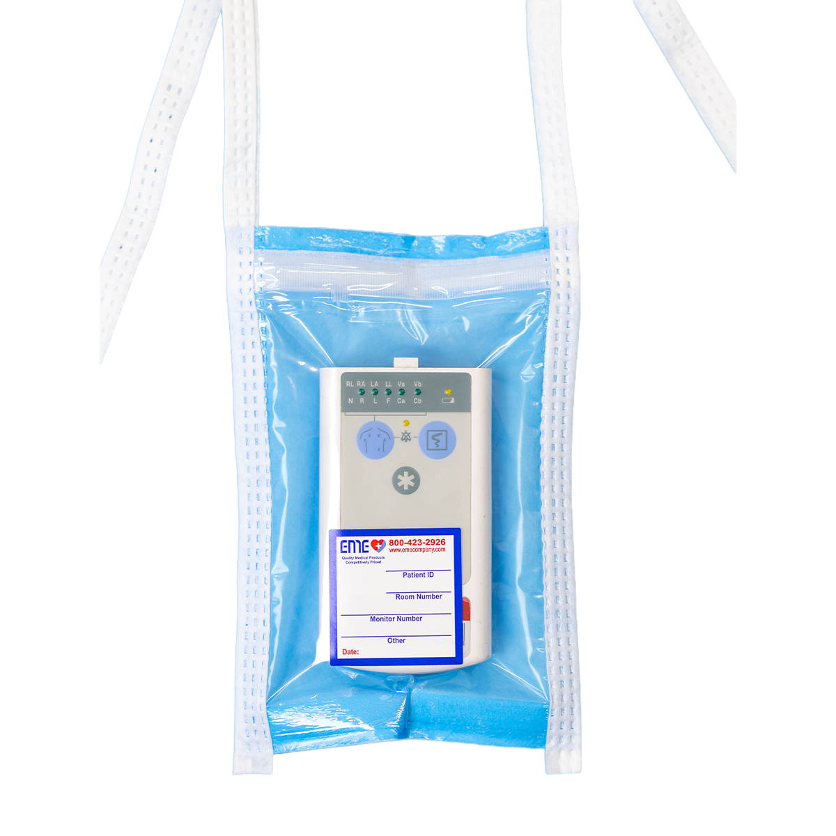 Clear Front Pouch With Polyester Backing - Image 2